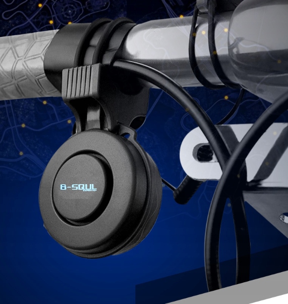 DZWONEK ROWEROWY ELEKTRYCZNY NA ROWER B-SQUL czarny Marka Pronett