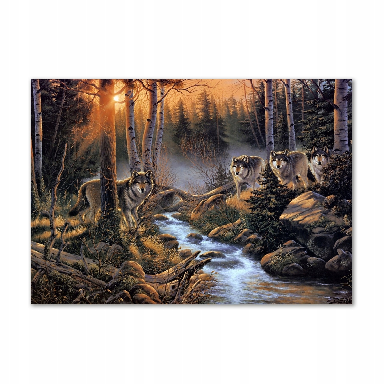 

Obraz zdjęcie szkło akryl Wataha wilków 100x70 cm