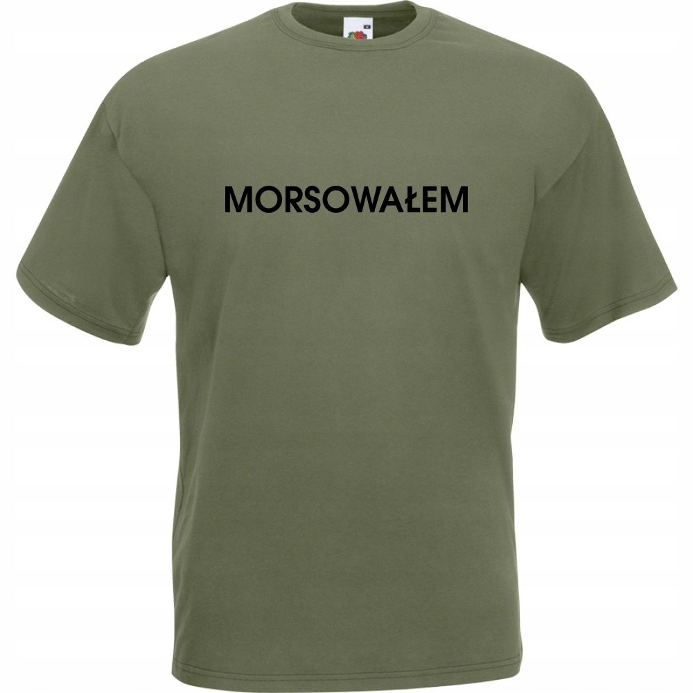 

Koszulka morsowałem morsy morsowanie M oliwkowa