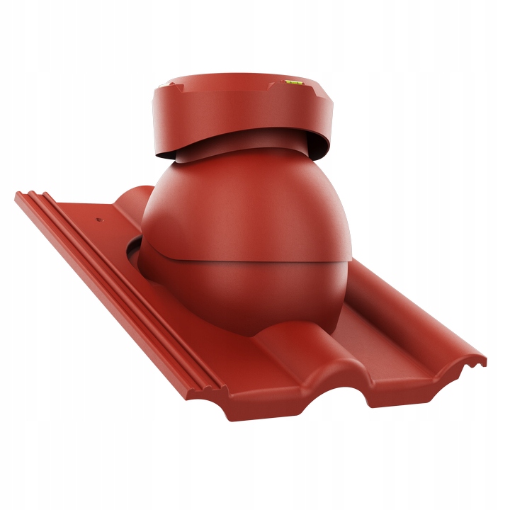 Kanalizační Ventilátor Pro Euronit-extra Tmavě Červený