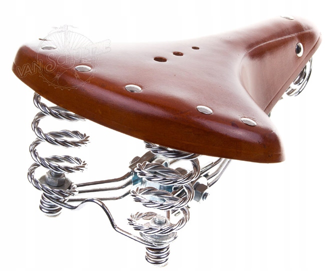 siodełko SKÓRZANE retro - vanSCHULTZE Classic Brąz