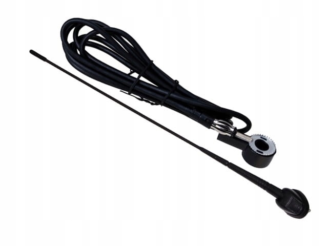 

Antena samochodowa 44 cm montaż 5 mm kabel 2 m