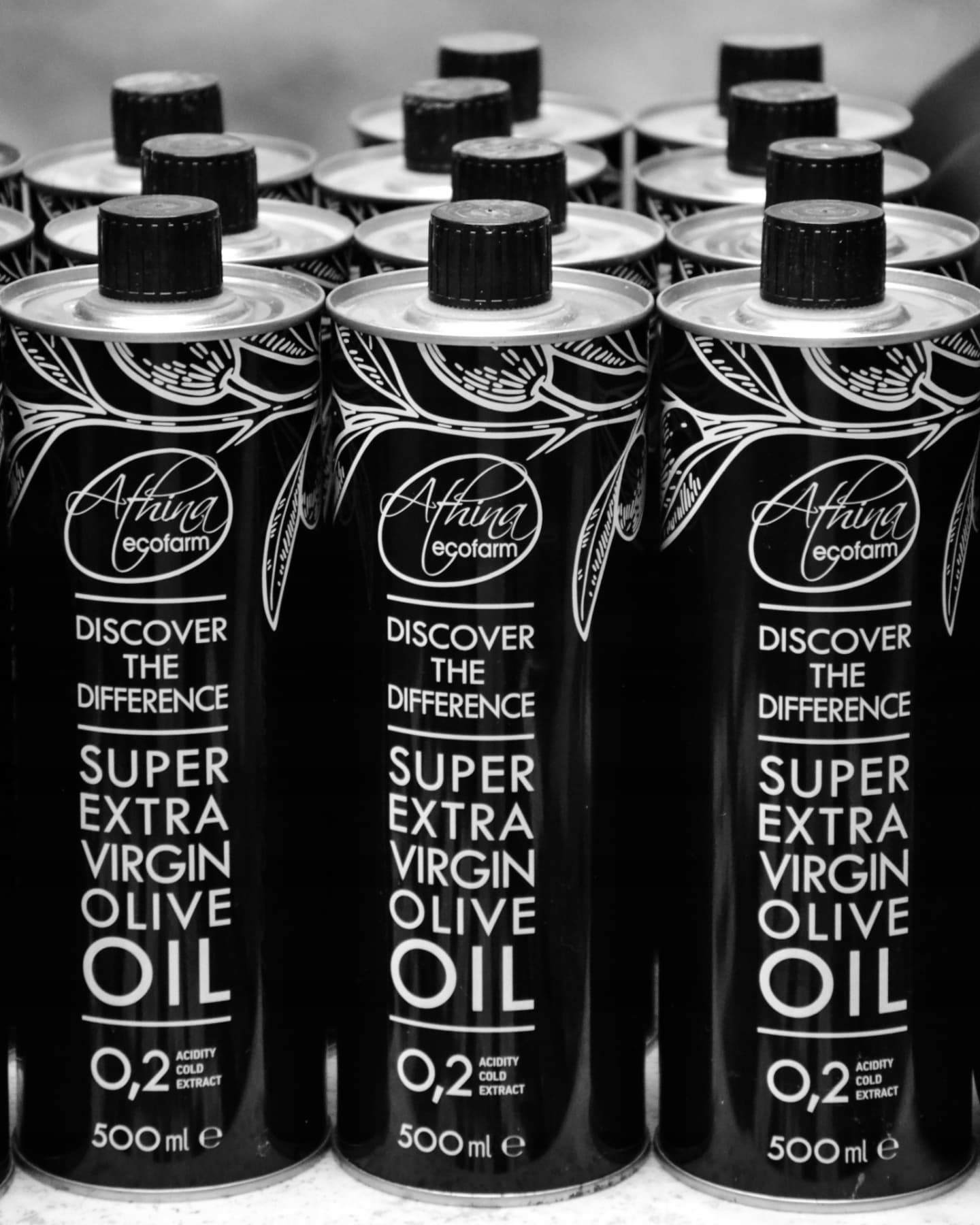 Oliwa extra virgin Athina Ecofarm 0,2% kwasowość 500ml