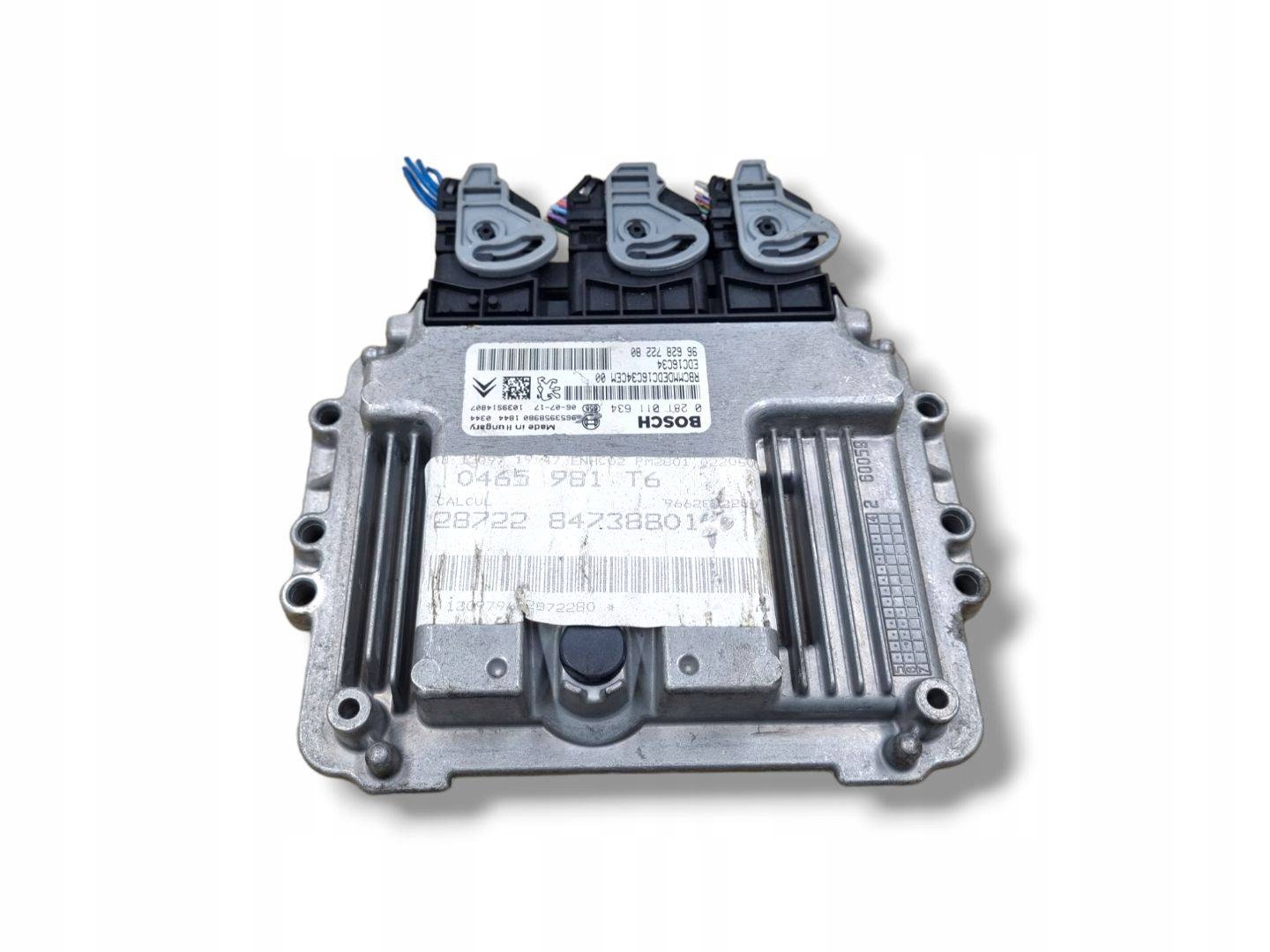 control unit of the engine Peugeot 307 facelift 2006 9662872280