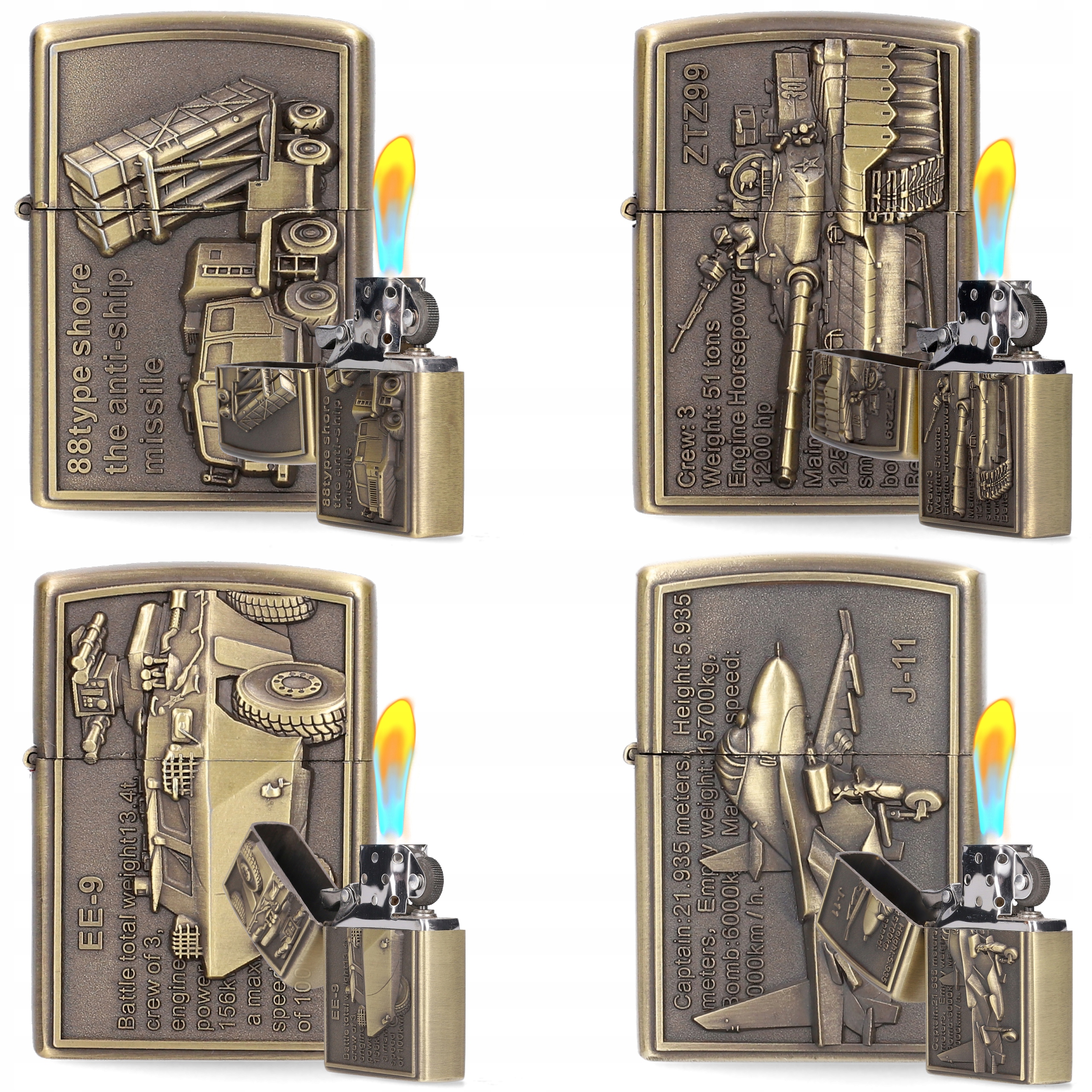 

Zapalniczka Benzynowa Grawer Wojskowe Zestaw