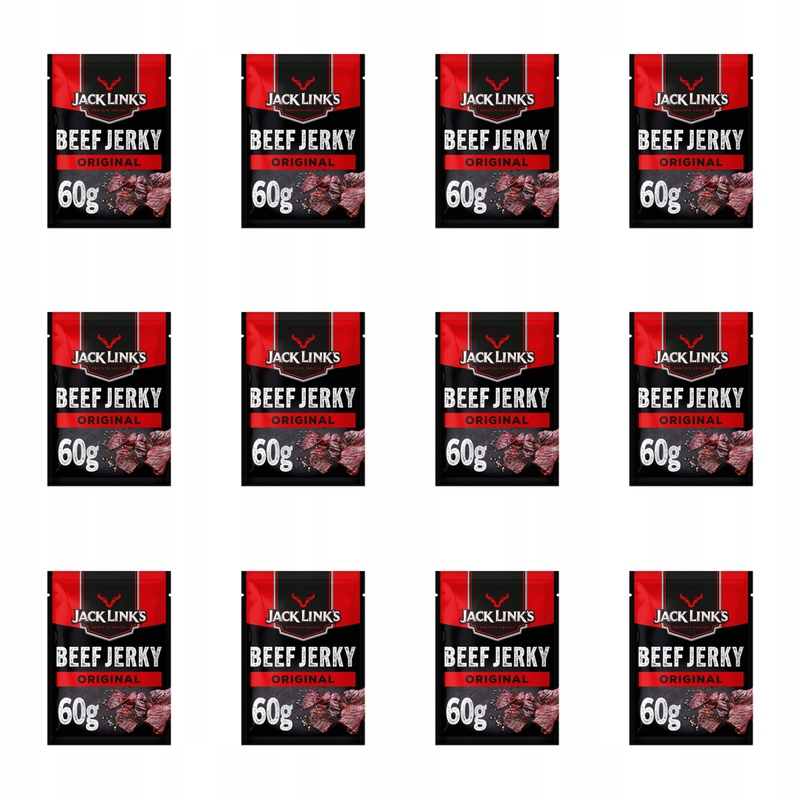 Jack Links Beef Jerky Original 60 g X12