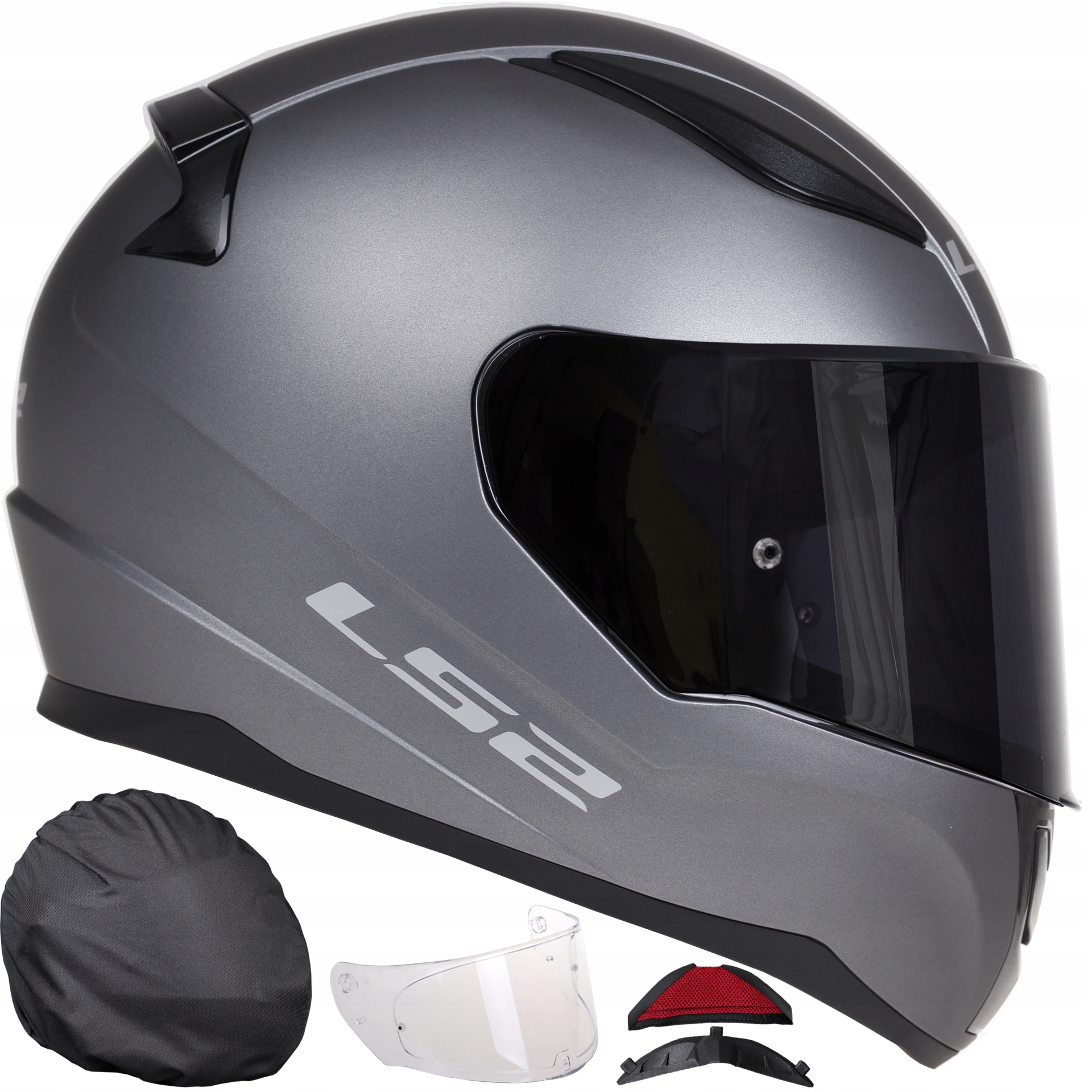 

LS2 FF353 Rapid Kask Motocyklowy Titan 2 szyby