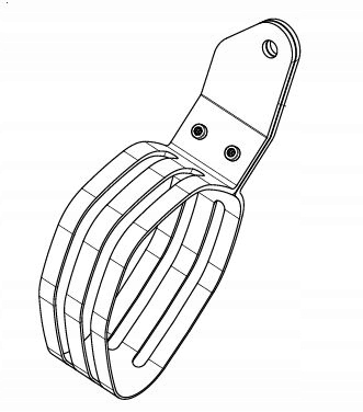 Svorka Objímka Tlmiča Akrapovic P-MCTR32