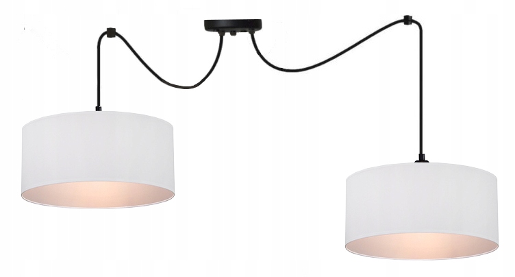 Závesná Stropná Lampa Stropné Svietidlo Led Luster 2 X E27 Moderná Tienidlo FI30