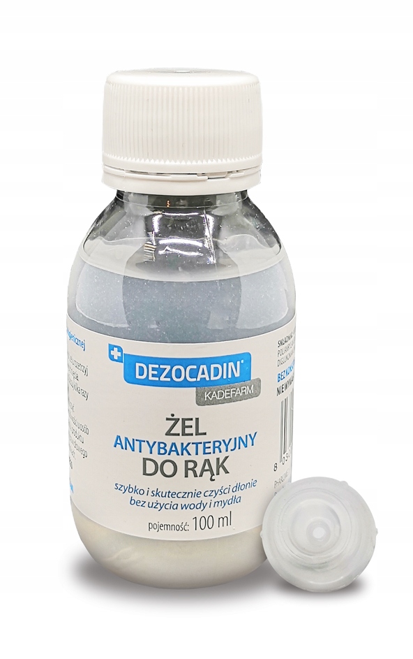 ŻEL PŁYN ANTYBAKTERYJNY DEZYNFEKUJĄCY ODKAŻA RĘCE