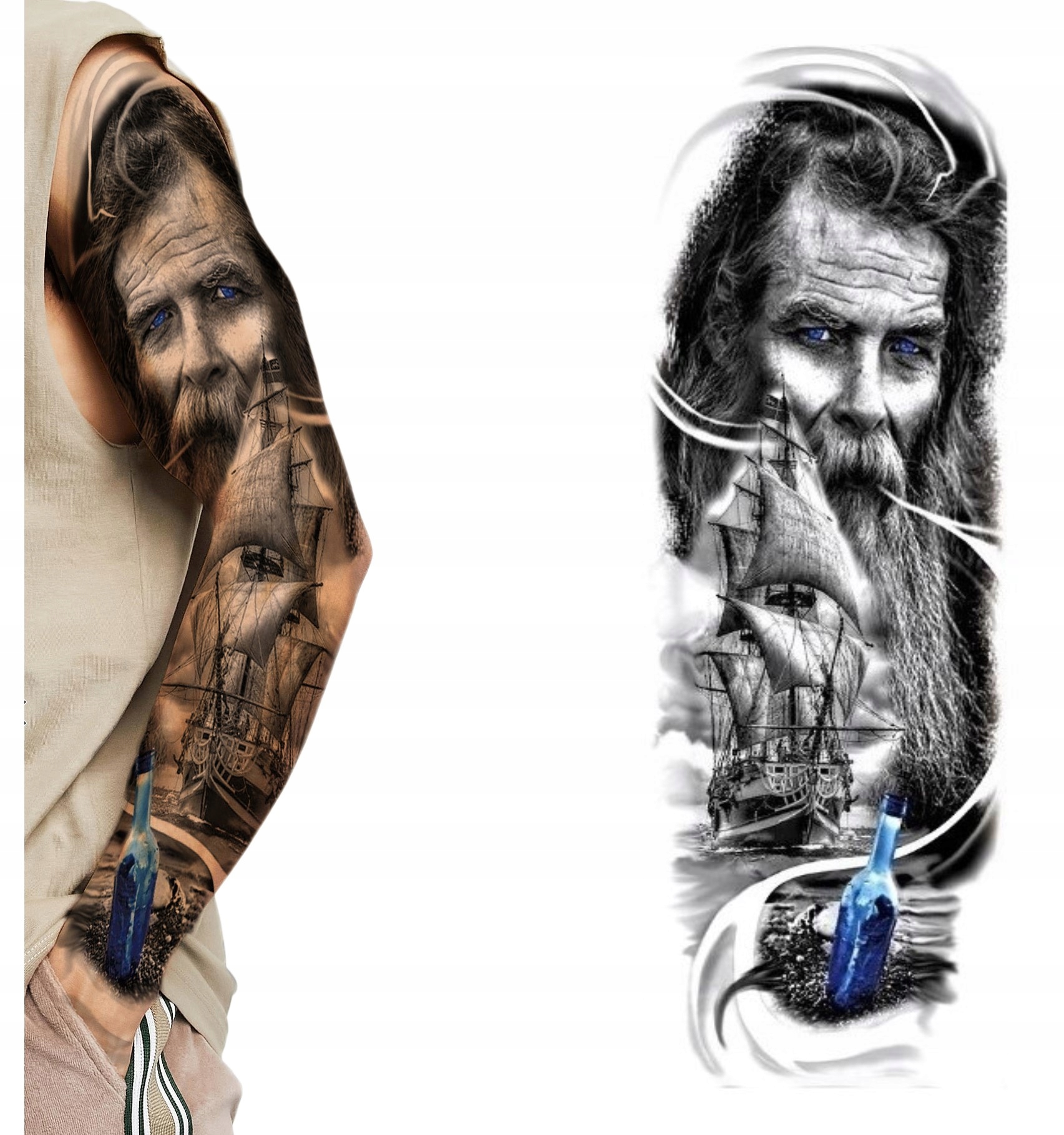 

Tatuaż Zmywalny Tymczasowy Rękaw Dużo Wzorów