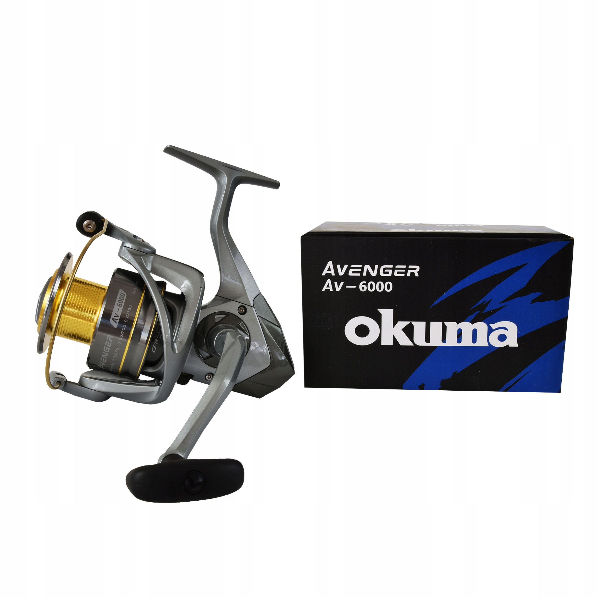 Solidny kołowrotek spining Okuma Avenger 6000 6+1 - ABF-6000 - 14443965288  