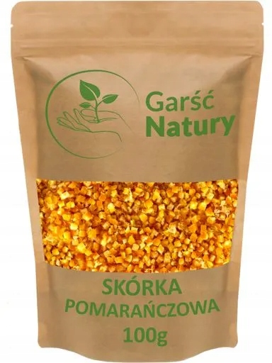 Levně 10 x Garść Natury Pomerančová kůra kandovaná italská – kostka 100 g