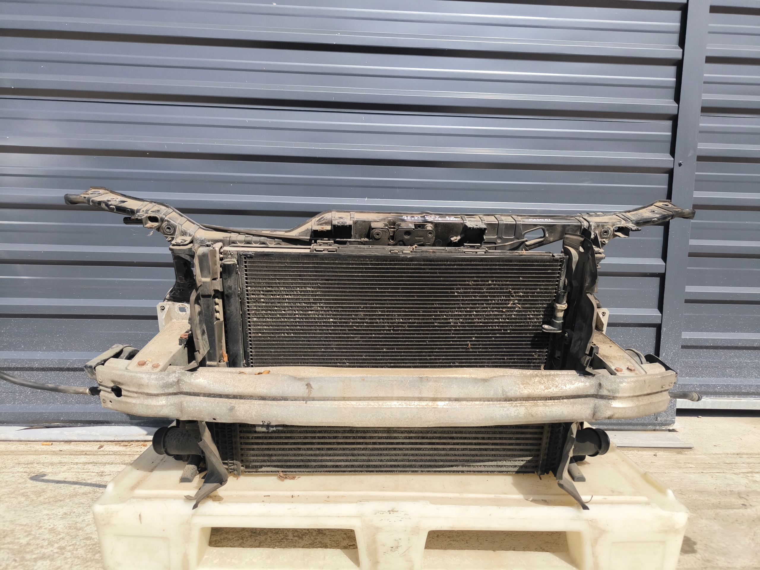 support panel for radiators AUDI A5 8T * LIFT * 1.8 2.0 TDI TFS fan+blinds MANUAL !!