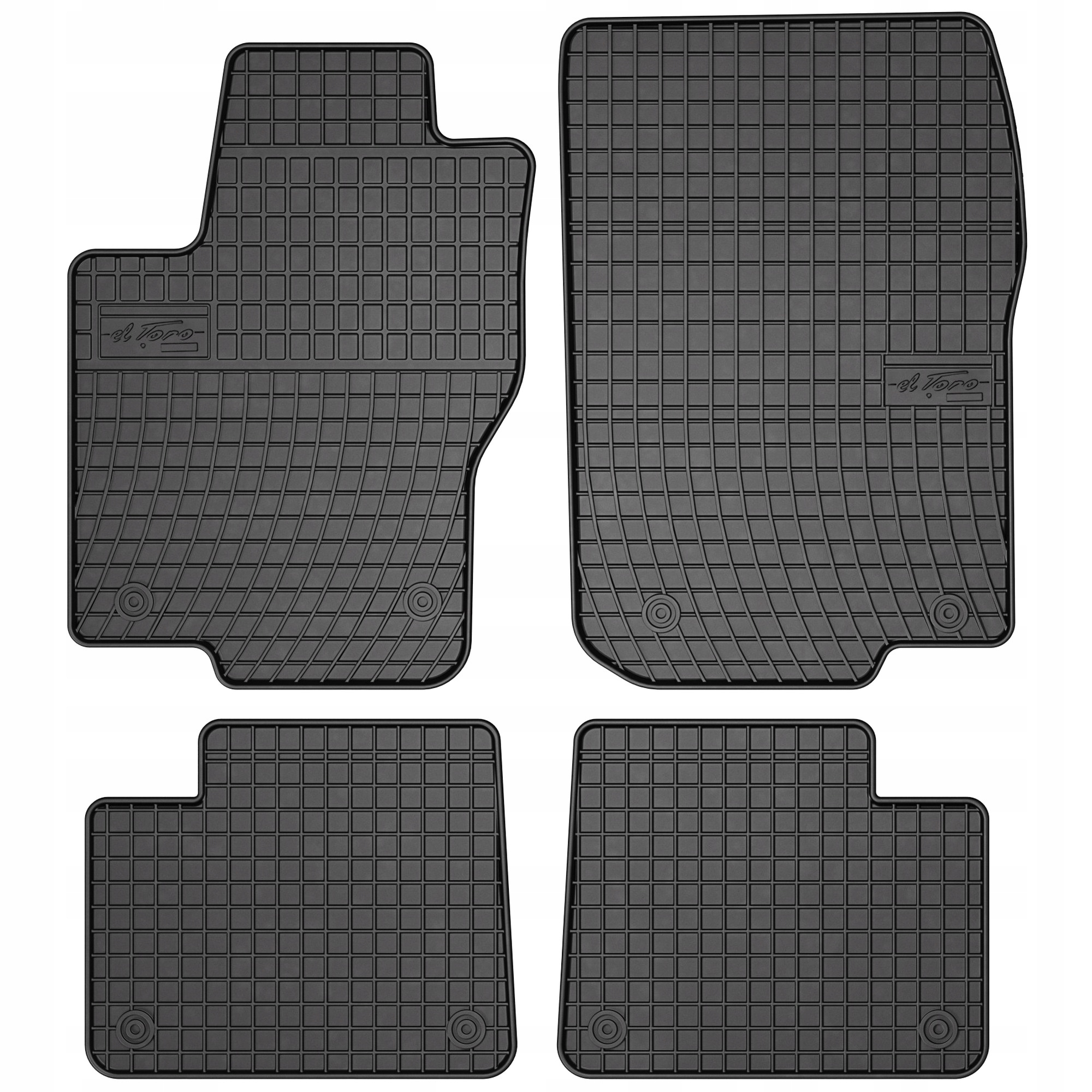 Gumové koberce El-Toro Mercedes-Benz ML W166 2011-2015