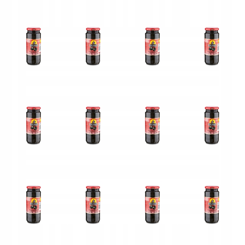 Španělské černé olivy vypeckované 340 g/160 g Figaro X12