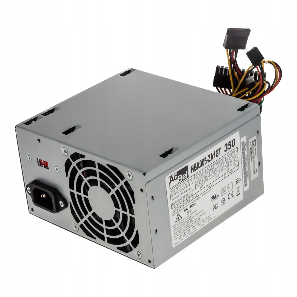 Acbel HBA005-ZA1GT 350 Psovi Atx 24-PIN ATX12V Sata Molex Fdd