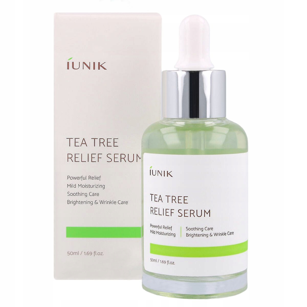 iUNIK Tee Tree Relief Serum 50 ml Zklidňující sérum pro problematickou pleť