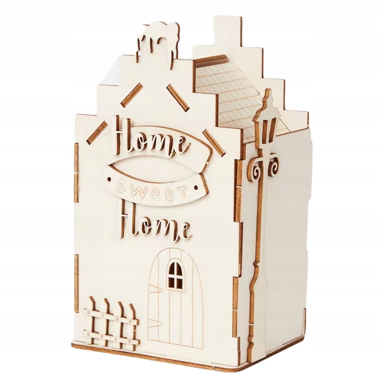 Zbuduj własny domek zimowy DécoTime DIY MIX WZORÓW Marka DecoTime