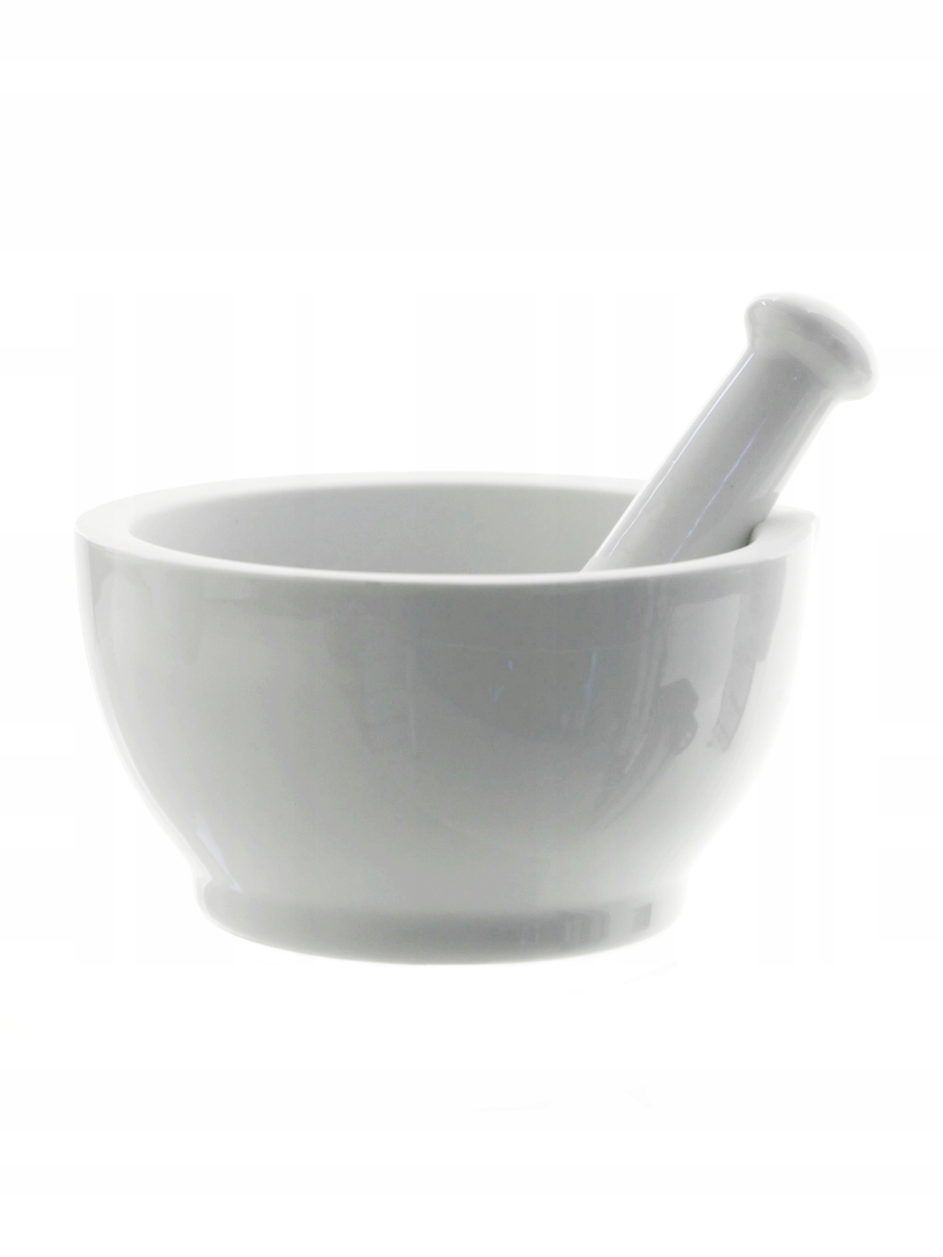 

Porcelanowy Moździerz Z Tłuczkiem zgrabny 15 CM