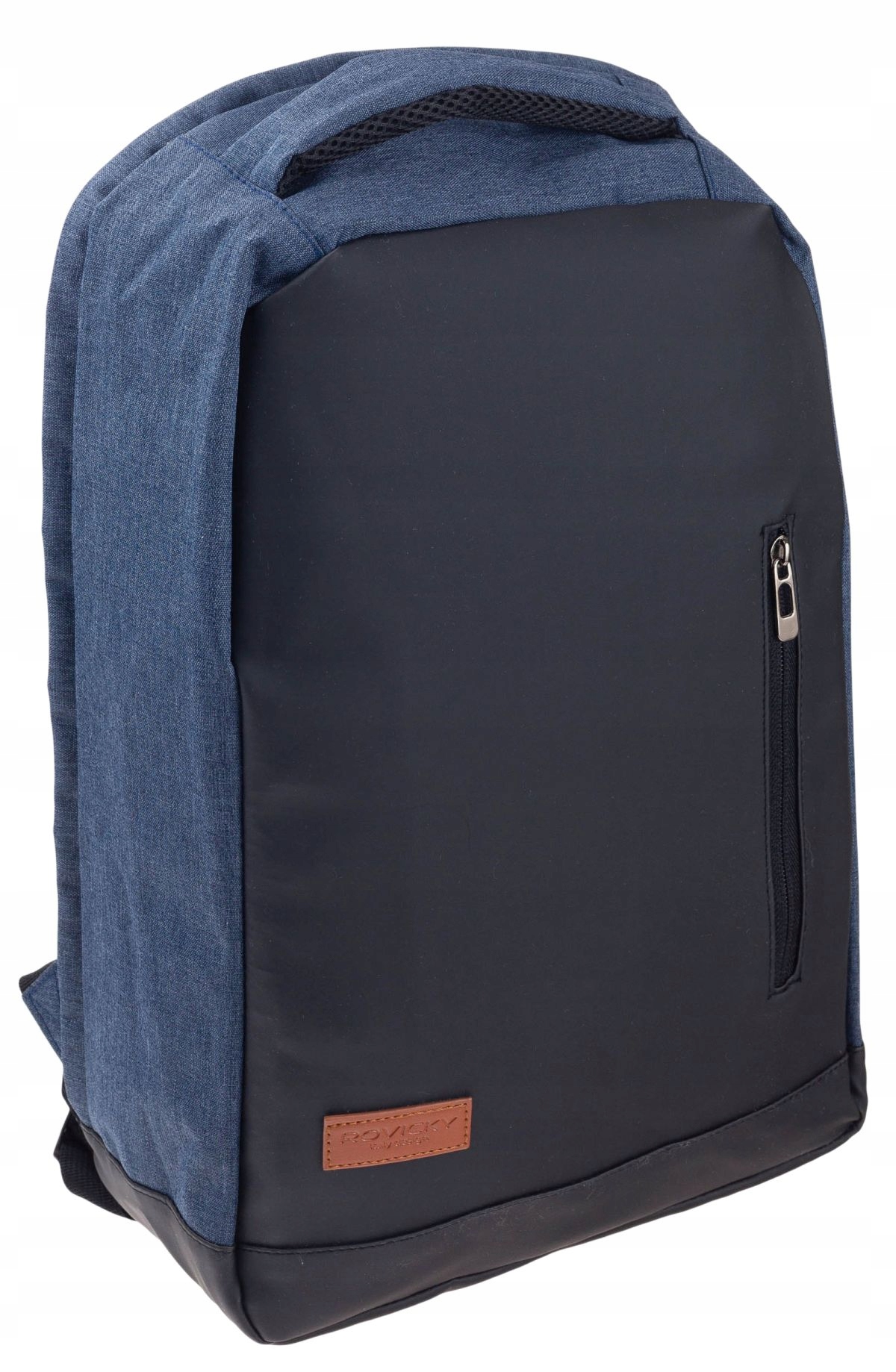 

Rovicky męski plecak dwukomorowy czarny laptop 14