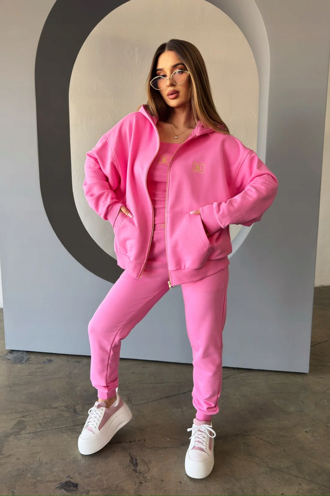 Mikina růžová barbie Unisize