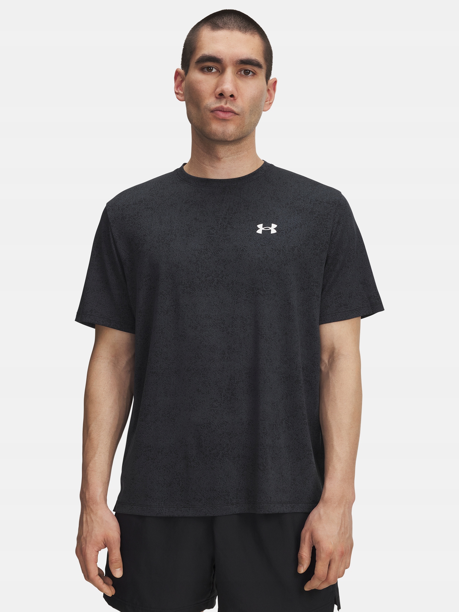 Pánské tričko Under Armour Ua Tech Tee Pixelate-BLK