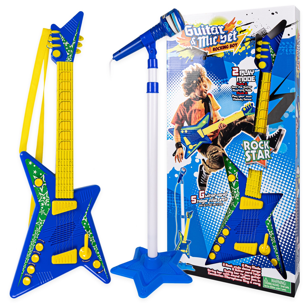 

Gitara elektryczna karaoke mikrofon dla dzieci