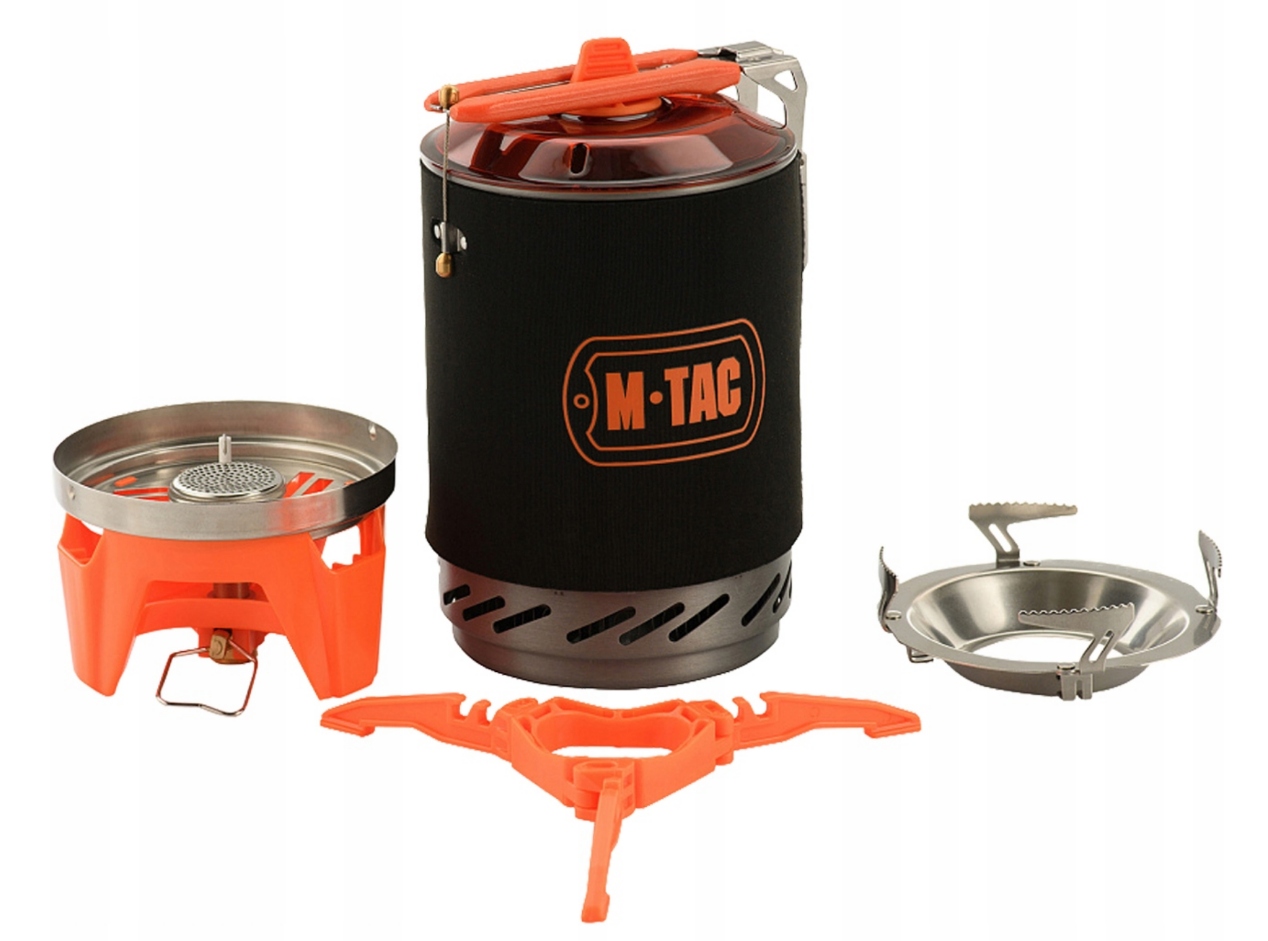 Turistický Plynový Vařič S Kotlíkem M-tac, Polní Bivak, Survival