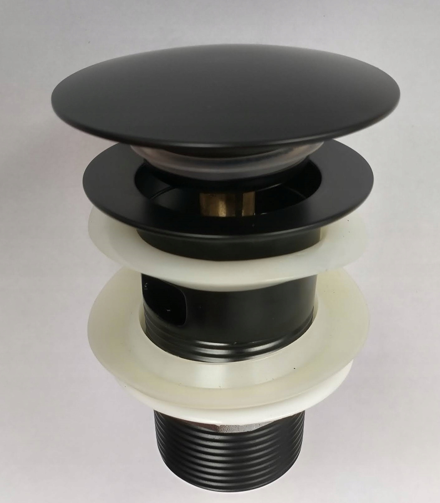 Korek do umywalki klik-klak Czarny mat INVENA Marka Invena