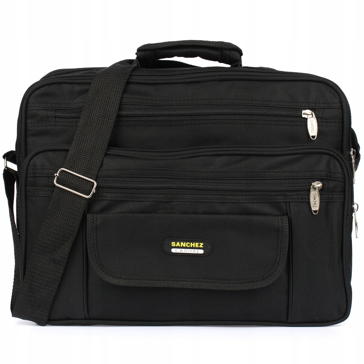 Męska torba do pracy A4 materiałowa pojemna lekka raportówka na dokumenty