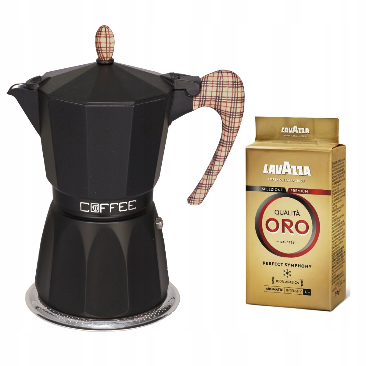 Kawiarka G.A.T. (3tz) + Lavazza Oro 250g – Zestaw