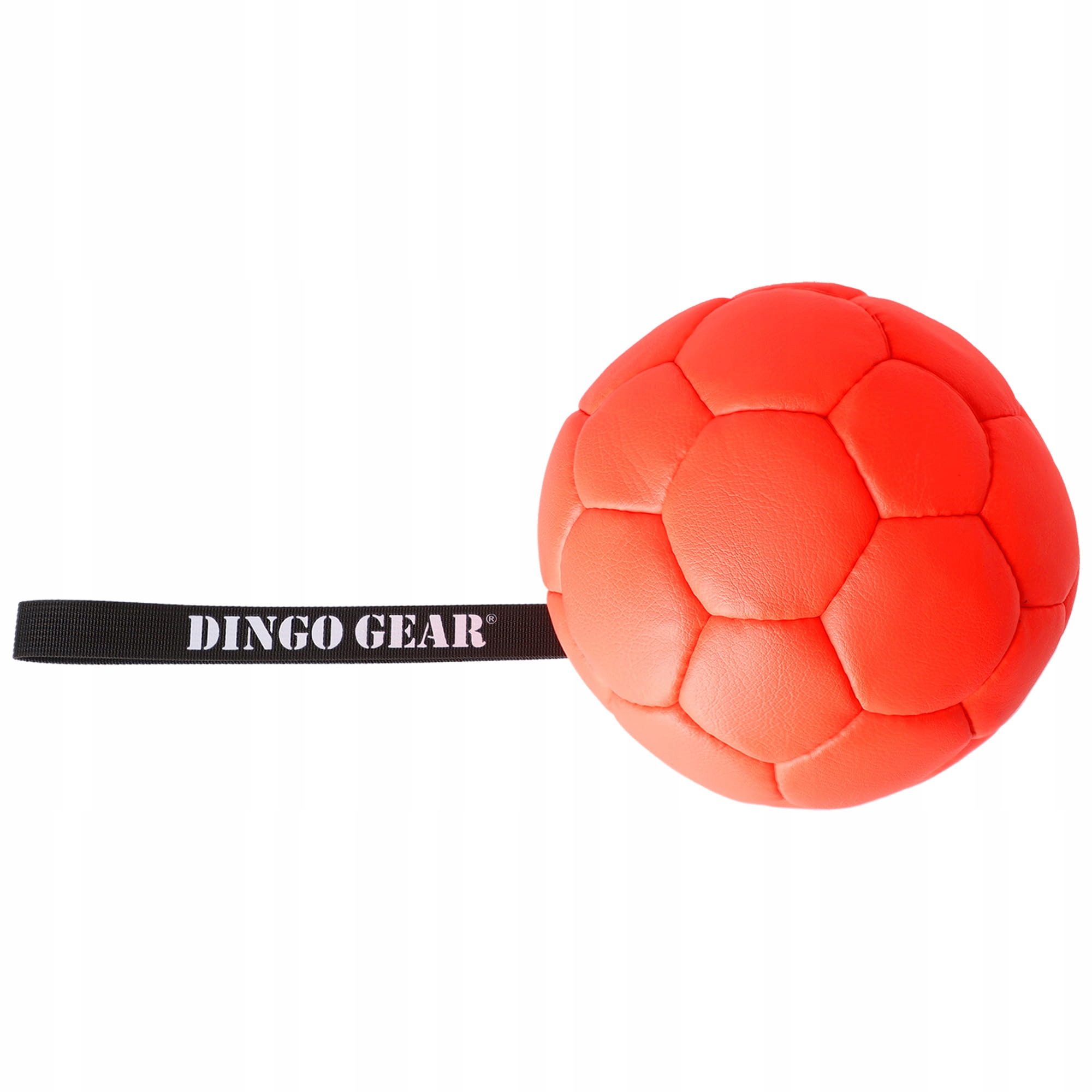 Levně Dingo Gear Míček s rukojetí vyplněný oranžovým průměrem 18 cm