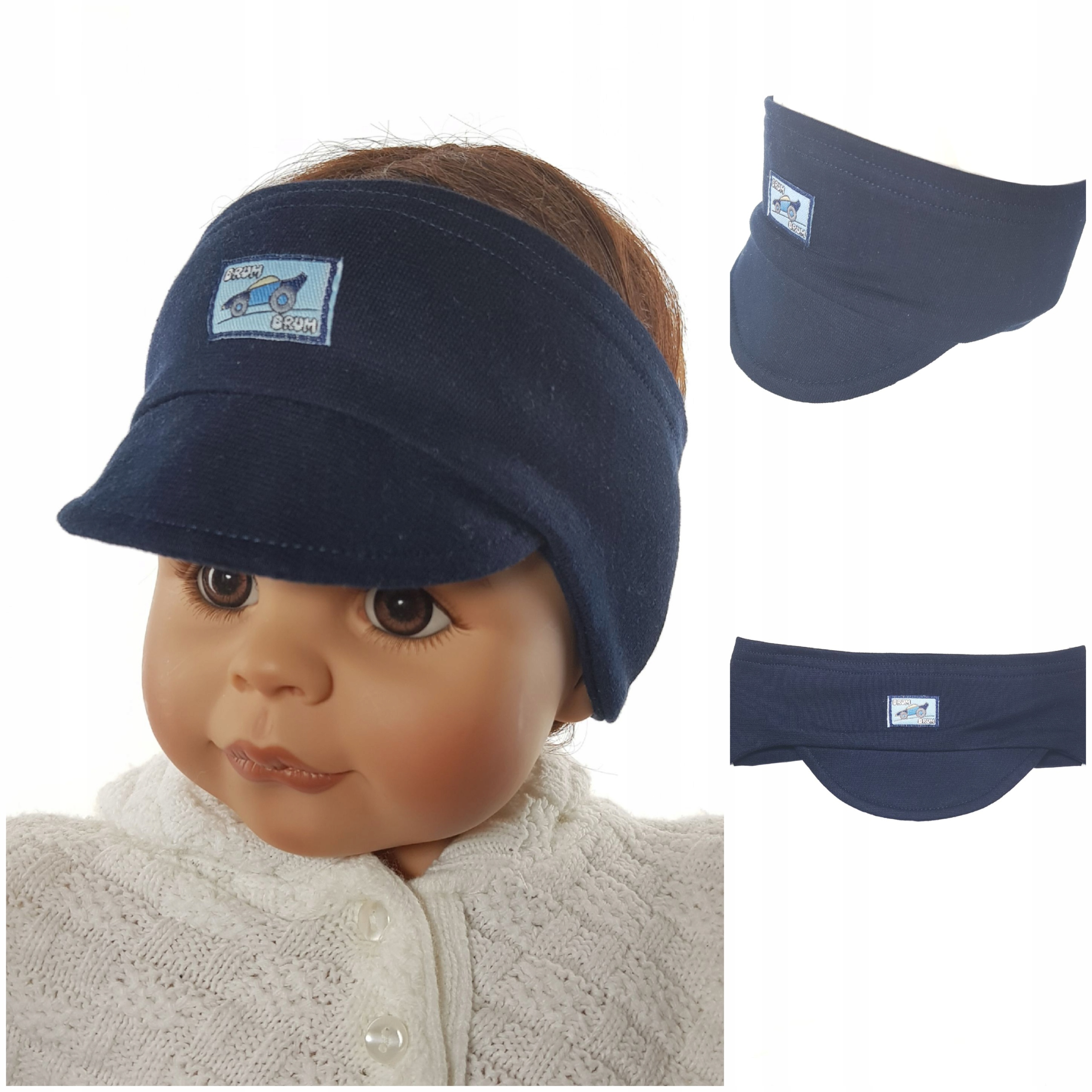 DASZEK OPASKA DLA CHŁOPCA Z DASZKIEM OPASKI CHŁOPIĘCE 12 WZORÓW 1-7LAT Wiek dziecka 5 lat +