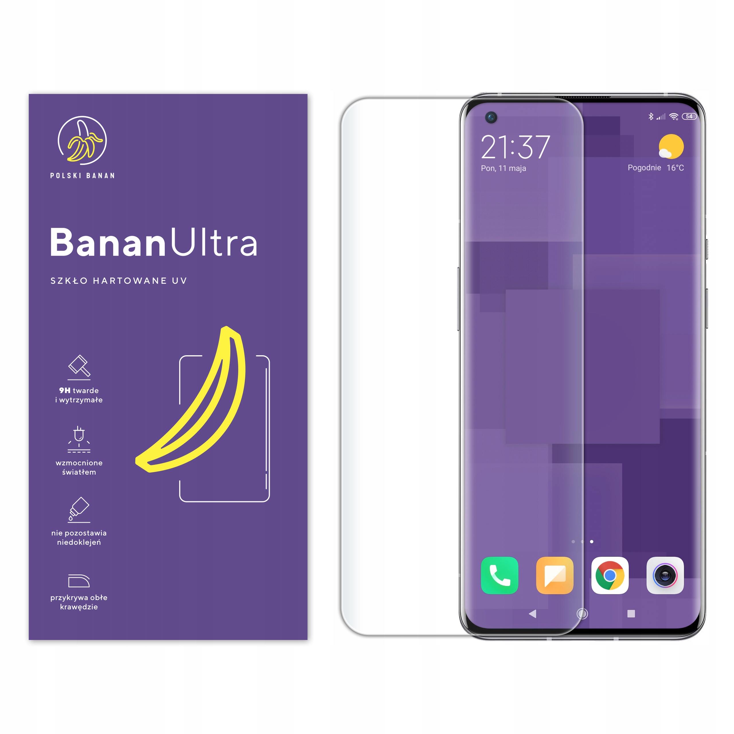 

Szkło Hartowane Uv Polski Banan do OnePlus 9 Pro