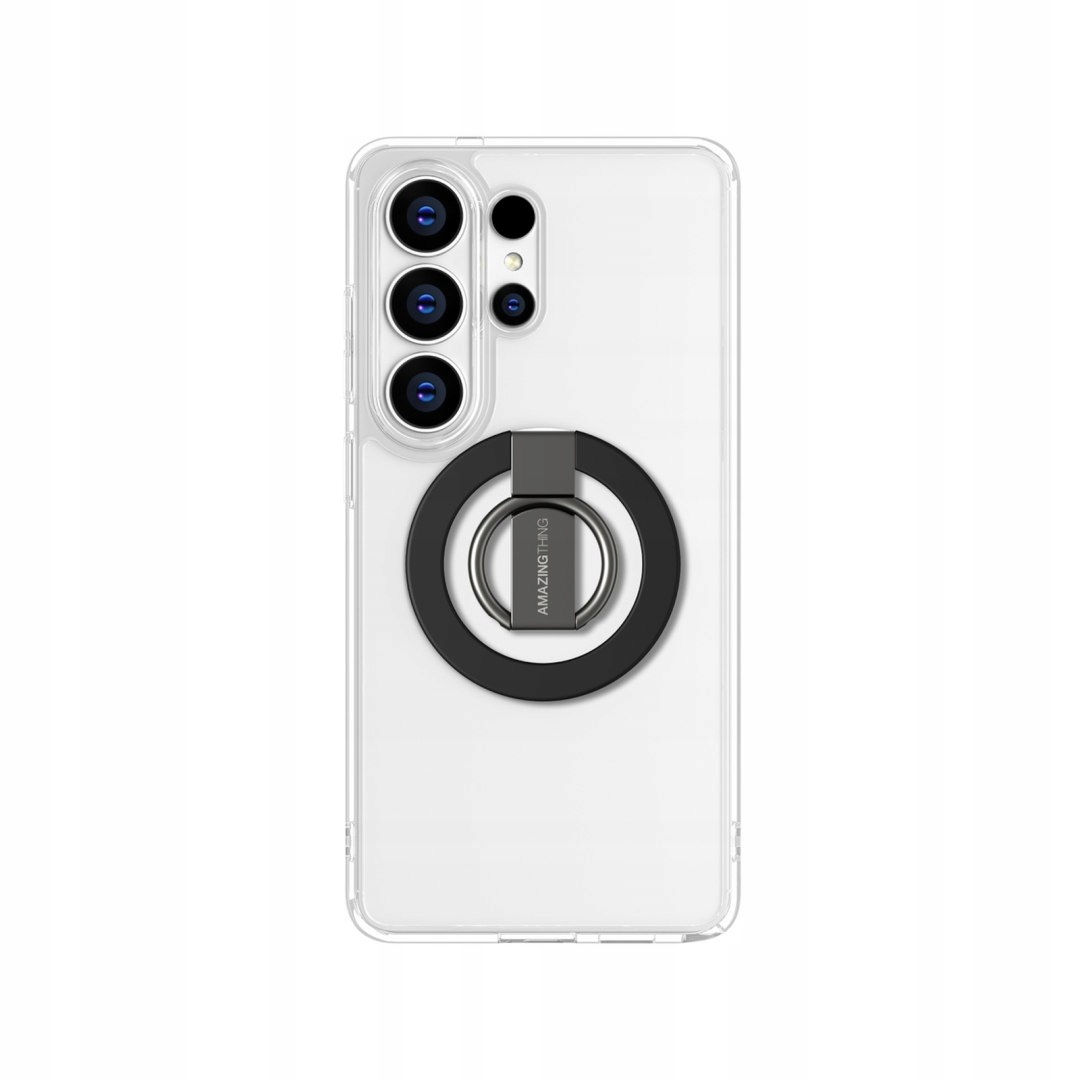 Etui pokrowiec na Samsung S26 Ultra Minimal Ring Set przezroczysty