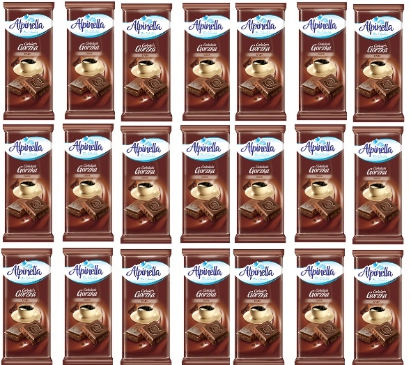 21x 90g Terravita Alpinella czekolada gorzka Karton