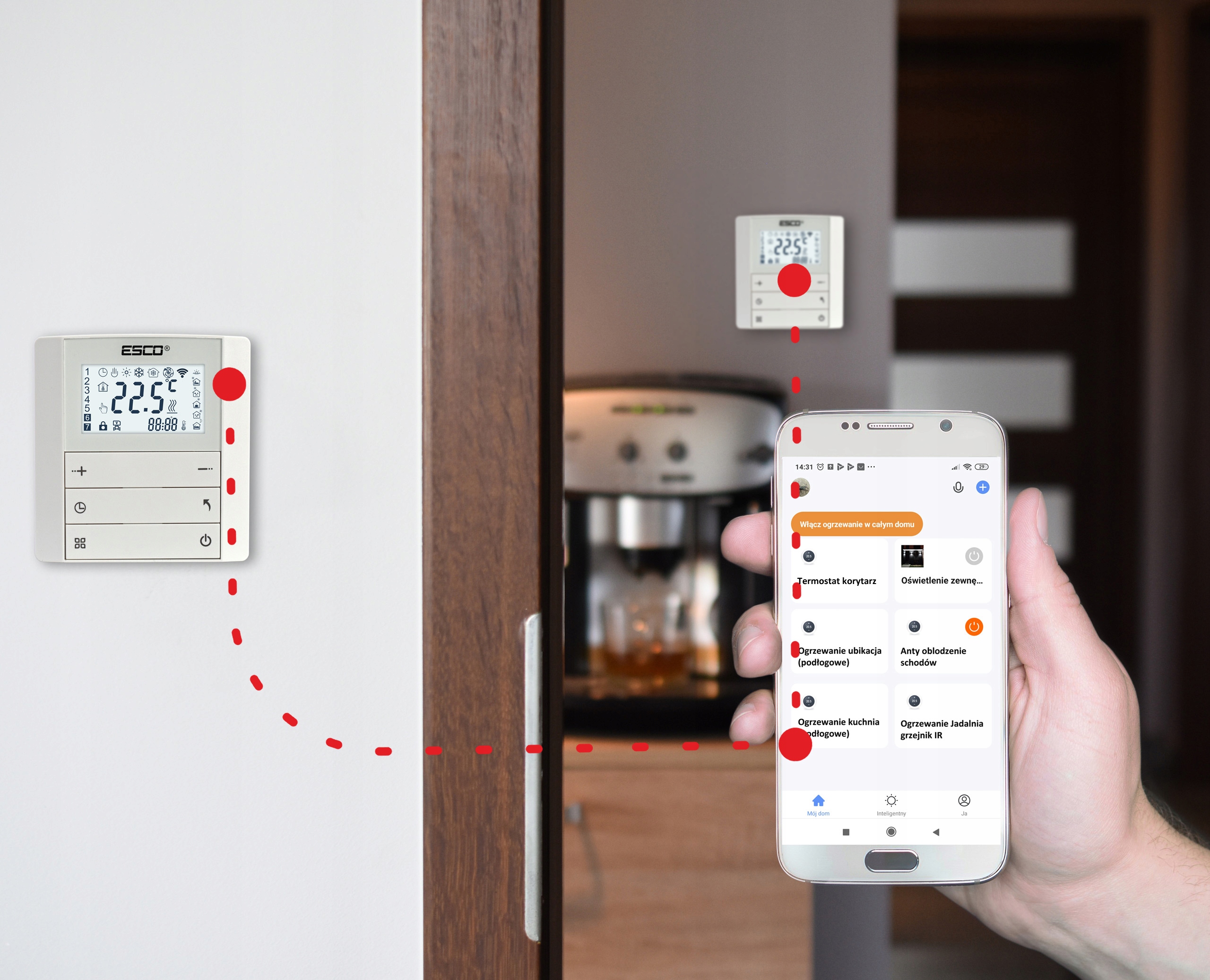 Regulator temperatury Termostat WiFi TUYA internet Kod producenta TC410 WIFI