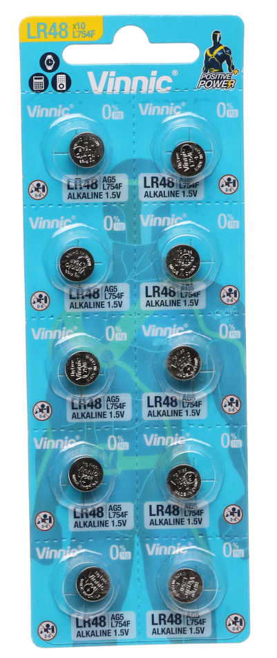 

10x Bateria Baterie Vinnic LR48 L754 AG5 10szt