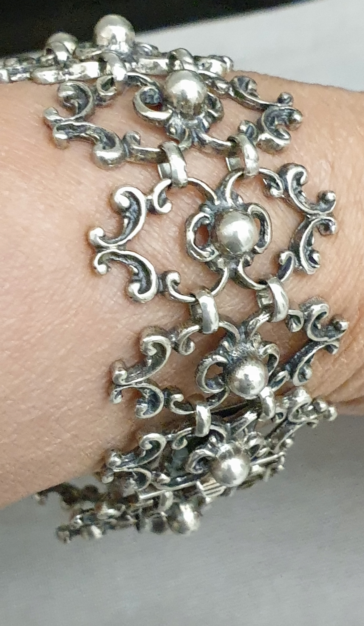 WIKTORIAŃSKA BRANSOLETA WZOR ORNO - CUDO