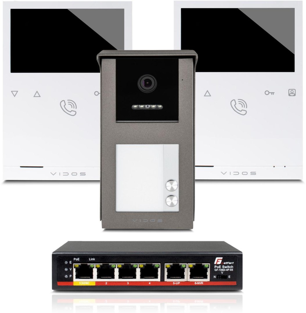 Wideodomofon Vidos Ipx S101-2/M101