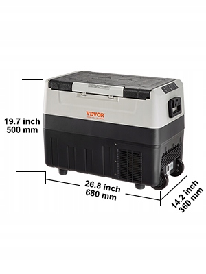 Lodówka Samochodowa Freezer Podwójna strefa 45L2w1