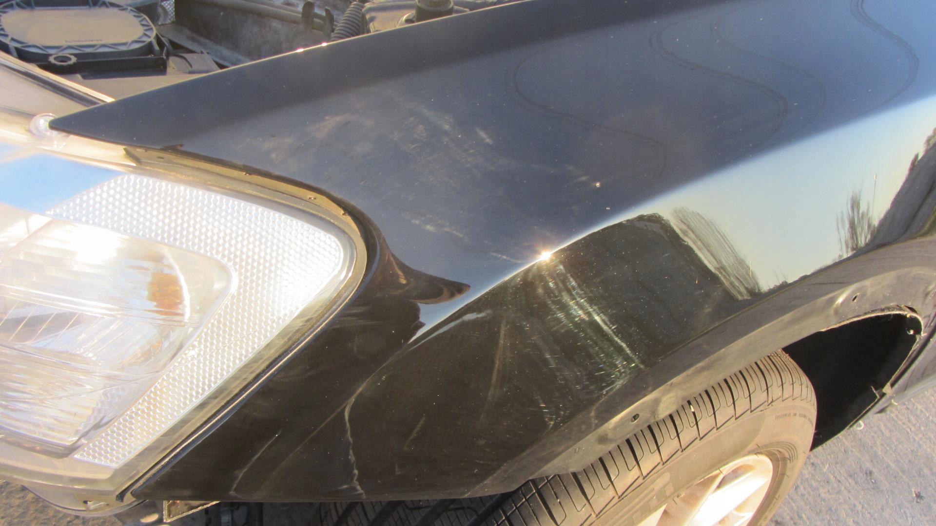 BMW X3 F25 668 SCHWARZ 2 fender left front left front black