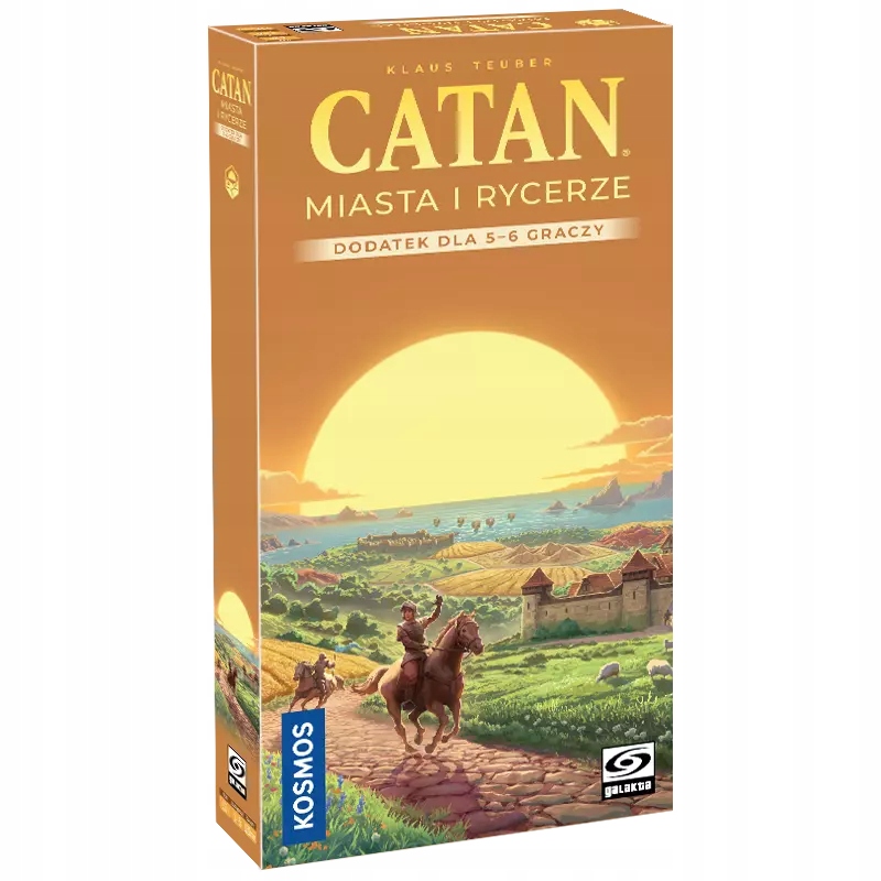 Gra planszowa Catan: Miasta i Rycerze Dodatek dla 5/6 Graczy nowe wydanie