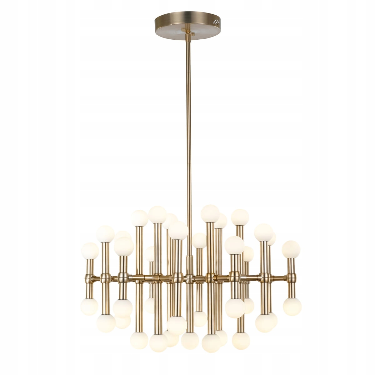 Stropná lampa Italux Giovanna Led moderná, hnedá