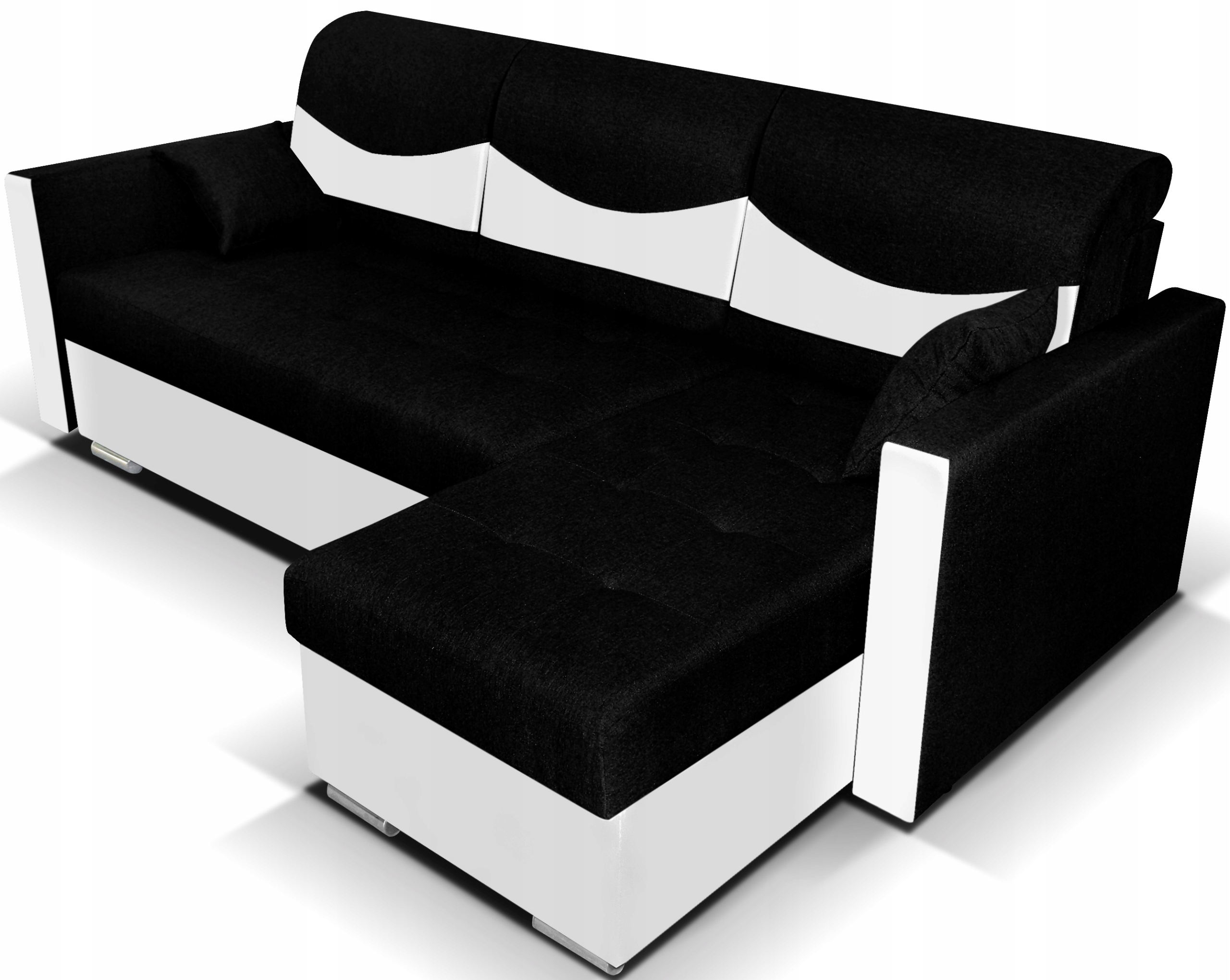 NAROŻNIK 2x pojemnik funkcja spania sprężyny