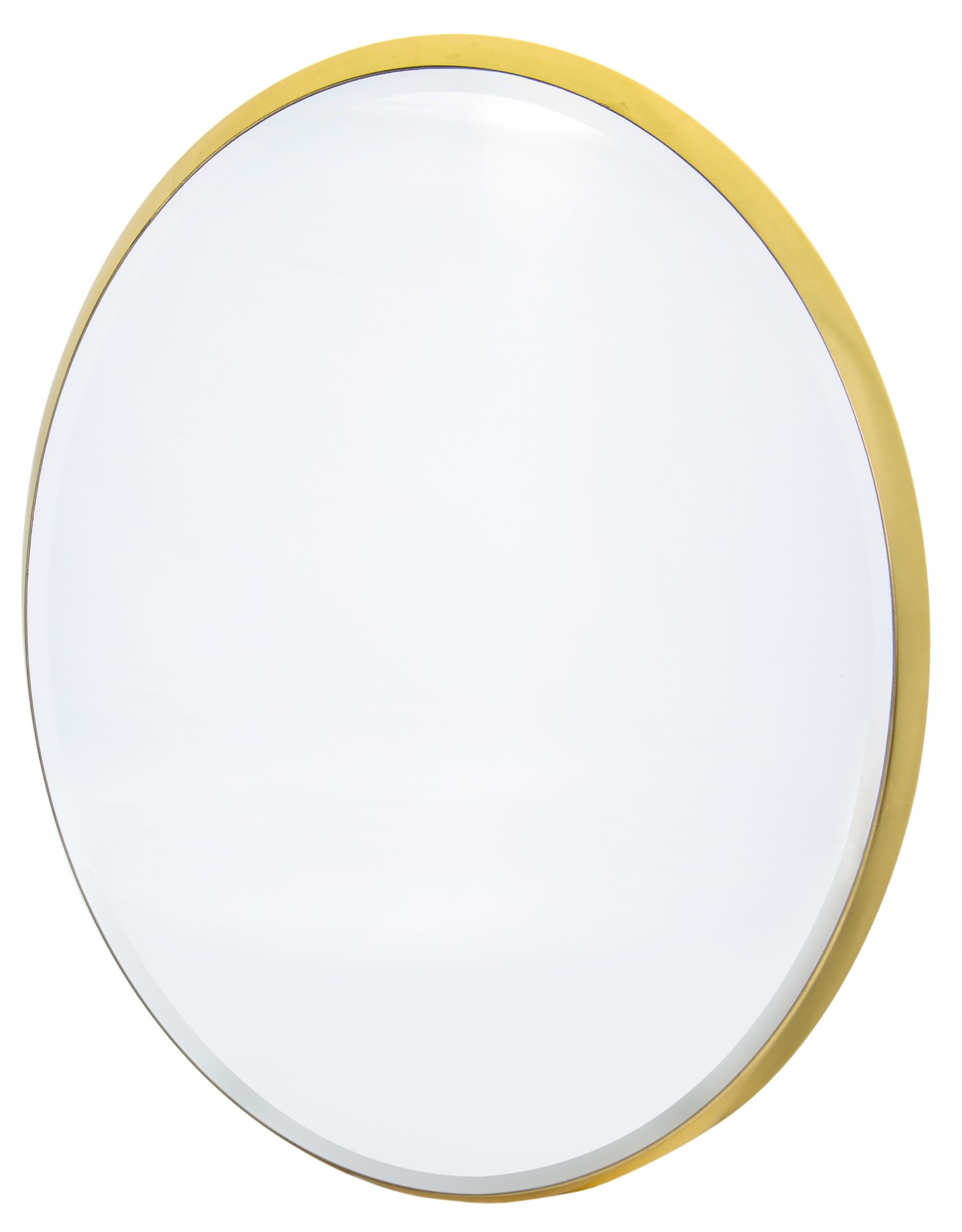 Klasické oválne zlaté nástenné zrkadlo dekorácia