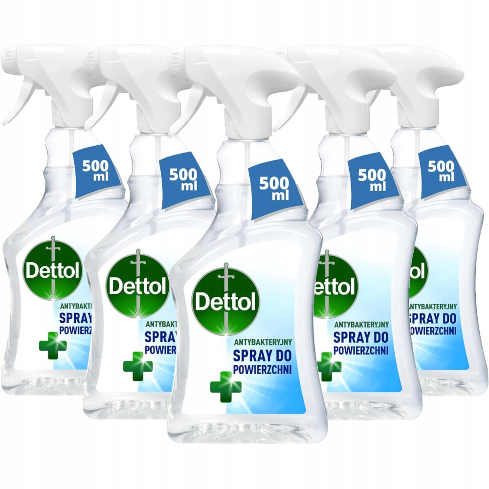 Levně Sada Dettol 5x Original Antibakteriální sprej 500ml na čištění a mytí