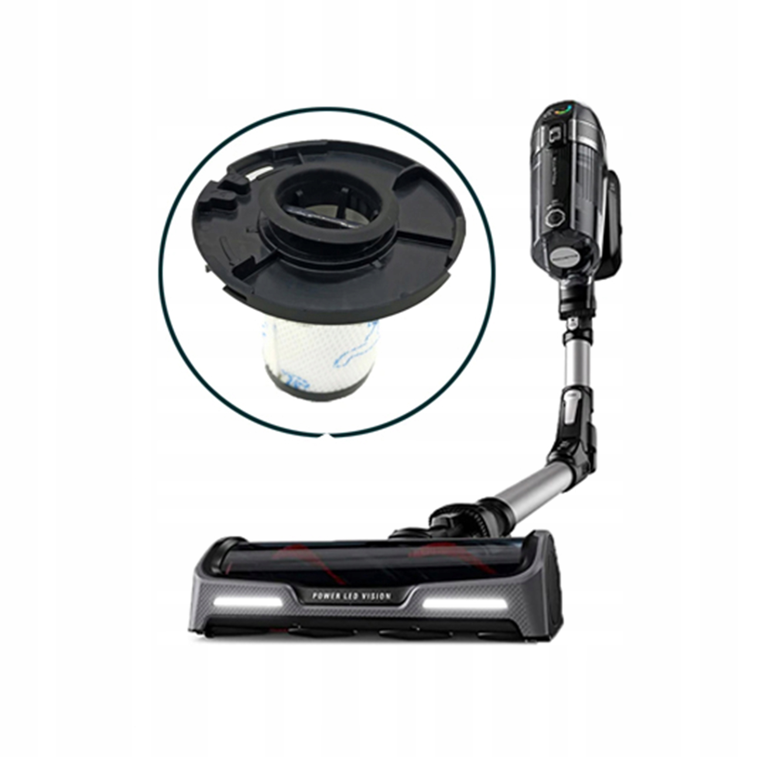 3x FILTR DO TEFAL ROWENTA X-FORCE FLEX 11.60 12.60 14.60 15.60 ZR009007 Typ HEPA