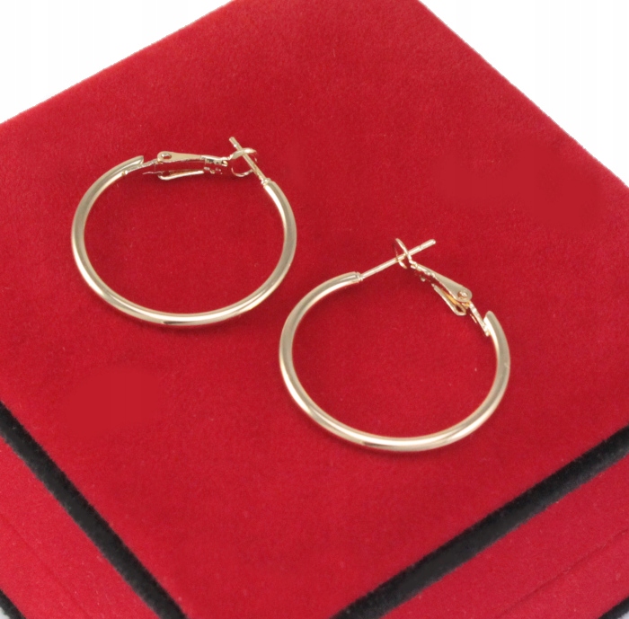 

Kolczyki Złote Koła Stal Chirurgiczna 3 CM